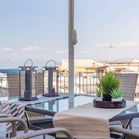 Spacious Maisonette - Roof Top View Of Corfu Port Mantouki Luaran gambar