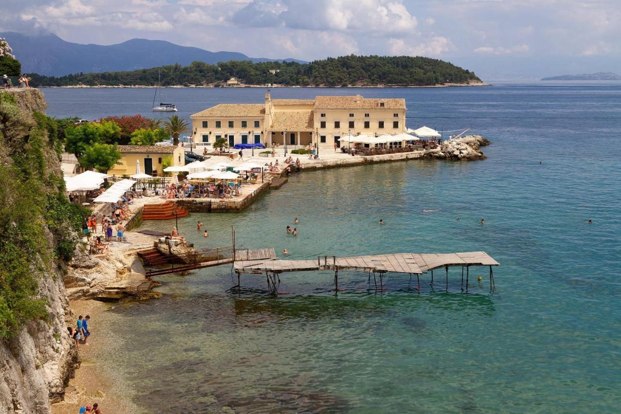 Spacious Maisonette - Roof Top View Of Corfu Port Mantouki Luaran gambar