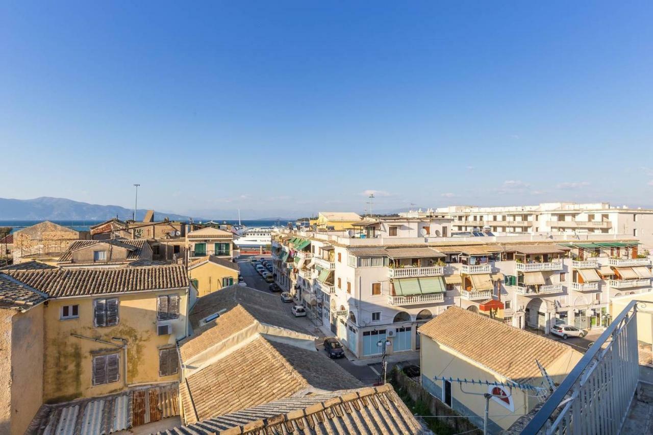 Spacious Maisonette - Roof Top View Of Corfu Port Mantouki Luaran gambar